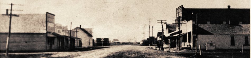 Main Street Richardson TX about 1909